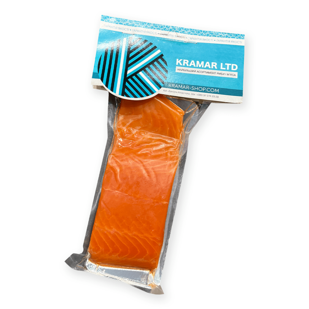 Форель філе на шкірі слабосолене - Крамар ЛТД