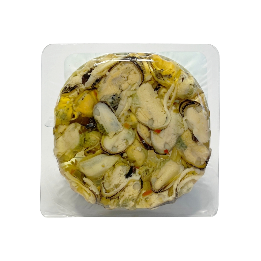 Мідії солені в олії з часниковою посипкою 170г_2.jpg